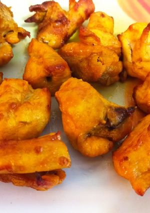 عکسی از دستور جوجه کباب زعفرانی مخصوص سرآشپز