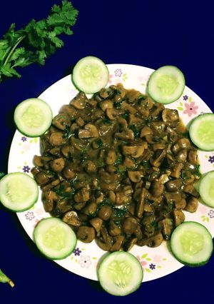 A picture of Creamy Garlic Mushroom.