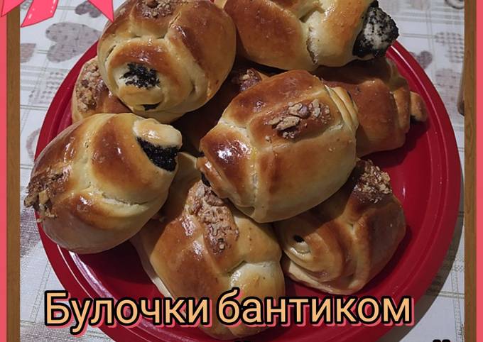 Булочки-улитки с маковой начинкой : Выпечка сладкая