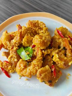 Foto resep Udang Goreng Telur Asin