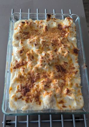 Una foto de Coliflor gratinada con bechamel