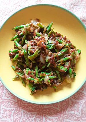 Foto resep Buncis Brokoli Kornet Lada Hitam