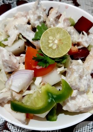 A picture of Chicken salad.