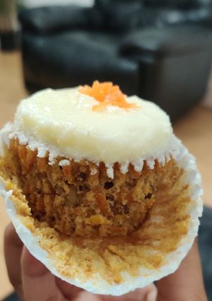 A picture of Carrot cupcakes.