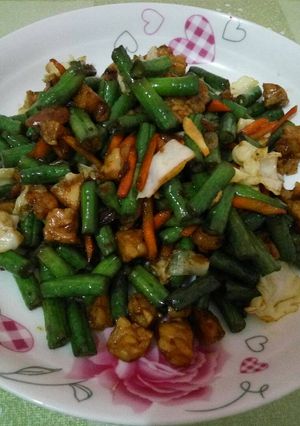 Foto resep Tumis kacang panjang
