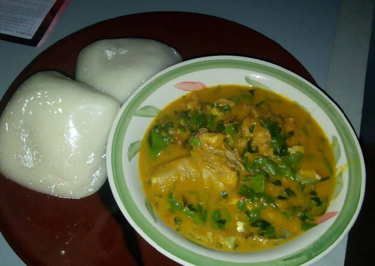 Easiest Way to Prepare Speedy Fufu with Oha soup