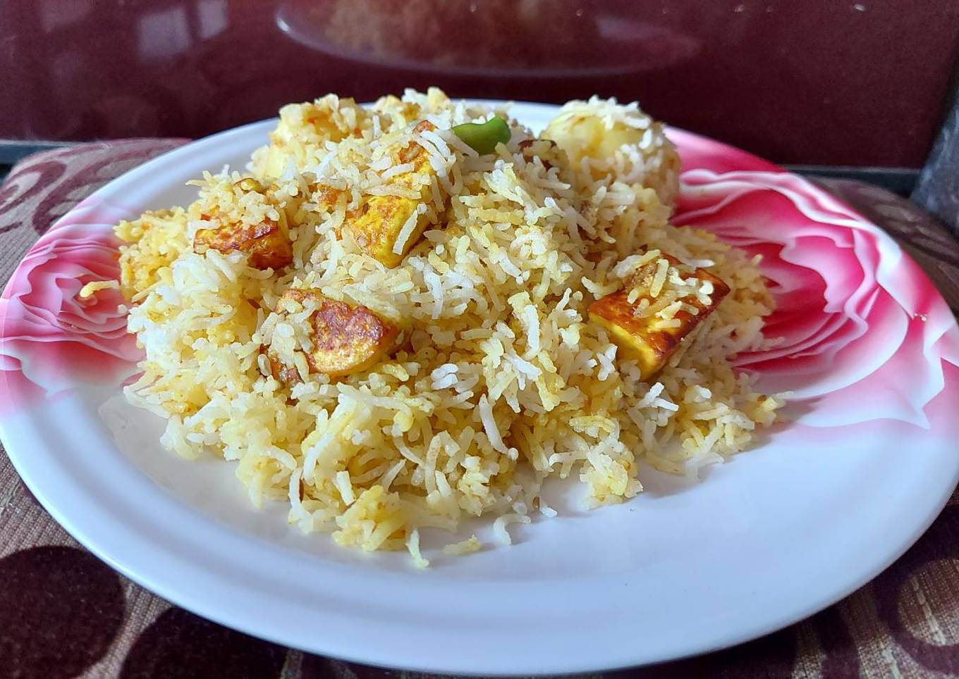 Paneer biriyani