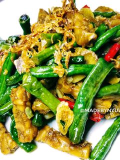Foto resep Tumis Tempe Kacang Panjang