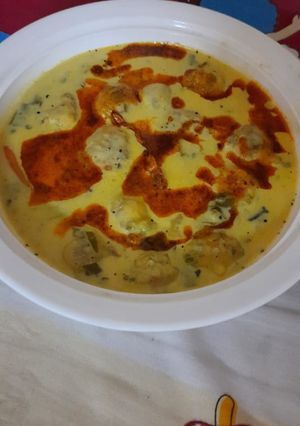 राजस्थानी पालक कड़ी (rajasthani palak kadhi recipe in Hindi) रेसिपी मुख्य फोटो