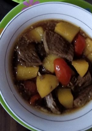 Foto resep Semur daging simple