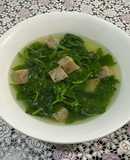 SP.0783 - Canh Đọt Nhãn Lồng Nấu Chả Cá