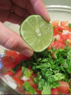 Una foto de Ceviche de pepino