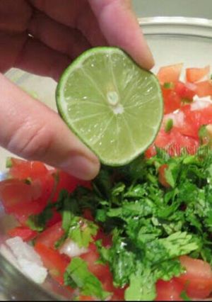 Una foto de Ceviche de pepino