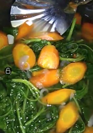 Foto resep Bening bayem wortel