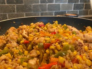 Southwest Chicken and Rice Quinoa