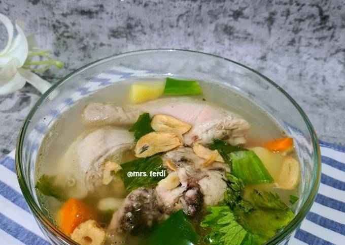 Mudah Banget Masakan Resep Sop Ayam Pak Min Klaten