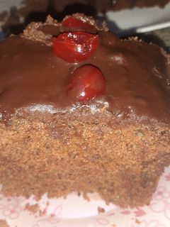 صورة لوصفة كيك بالشكولا