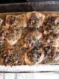 Chicken Marsala from Marsala cooking wine bottle