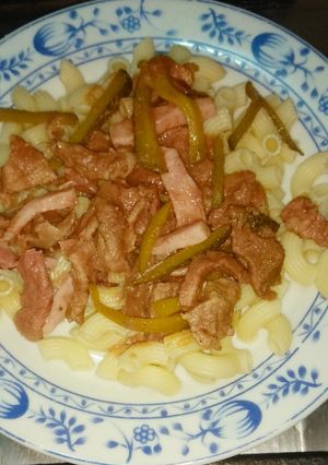 Tokány hentes módra, rizs vagy tészta körettel recept fotója