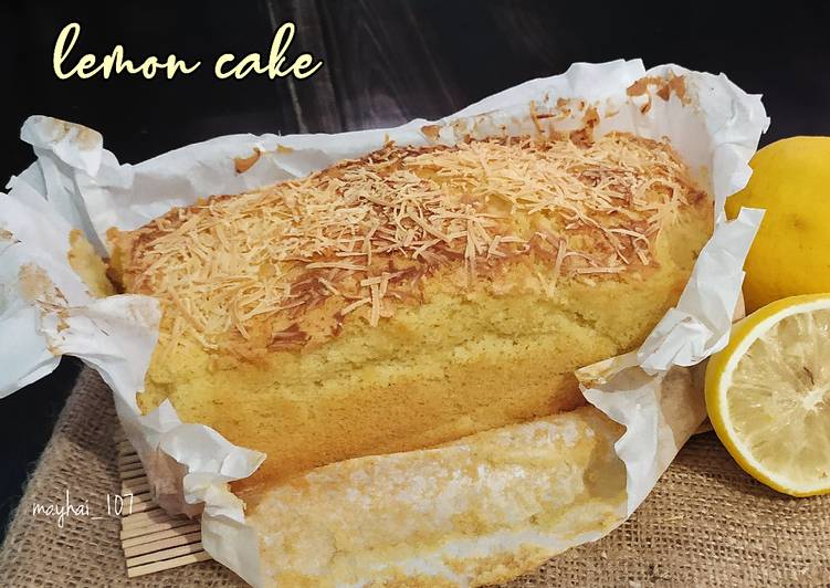 Lemon cake simpel (putih telur)