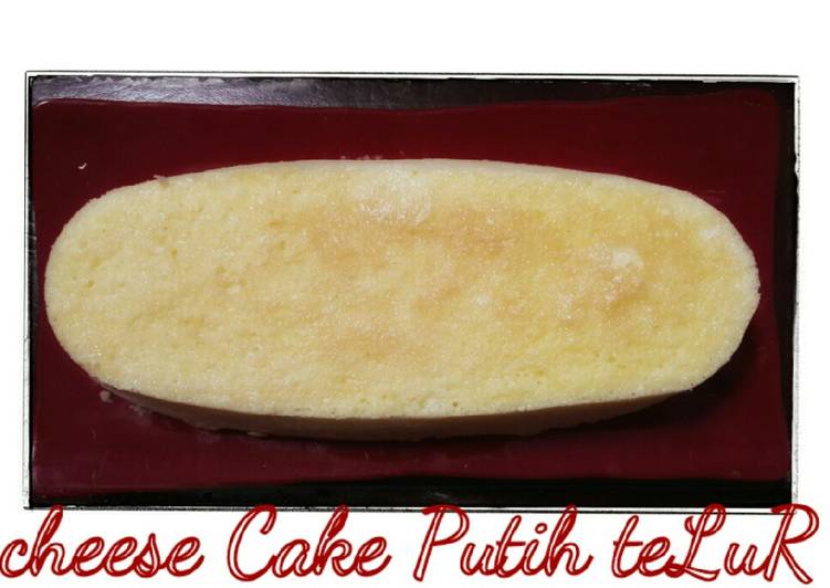 Bahan mengolah Cheese cake Putih teLuR yang Enak Banget