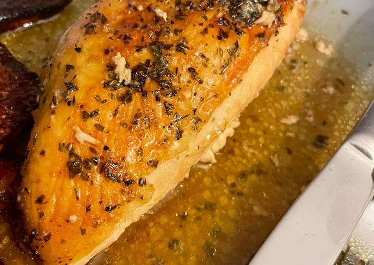 Recipe of Quick Roast Chicken Breast With Parley &amp; Lemon 🍋