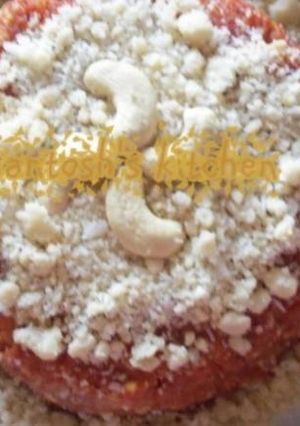 A picture of No bake cake twist in gajar ka halwa.