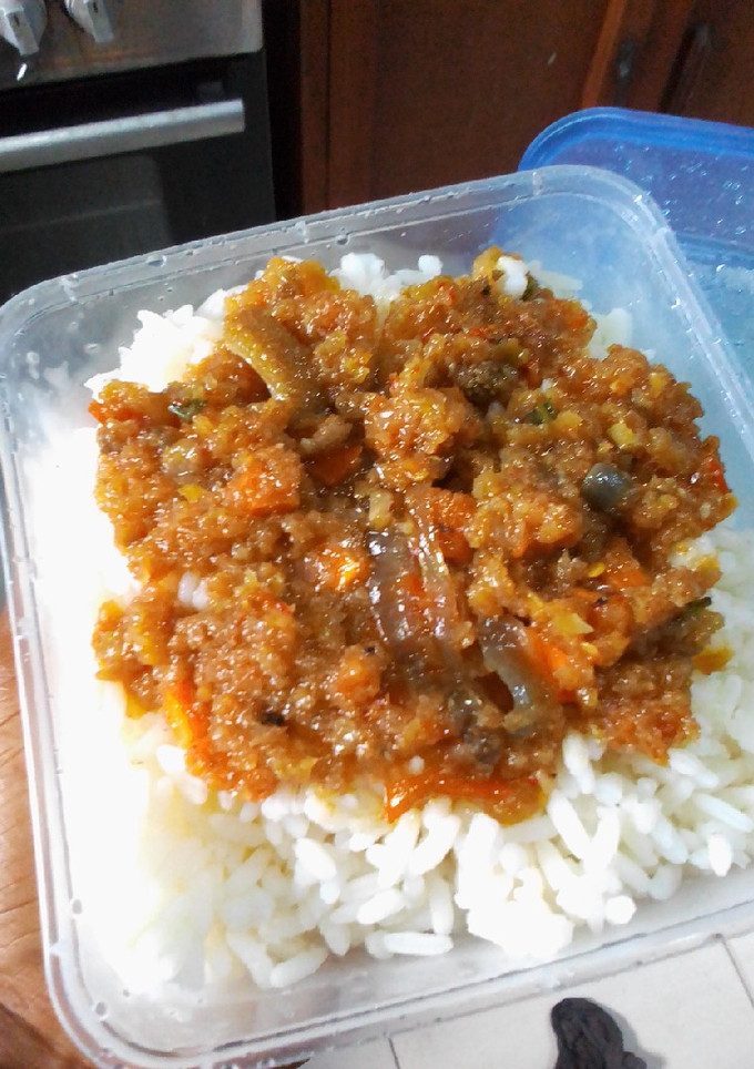 A picture of Cabbage stew.