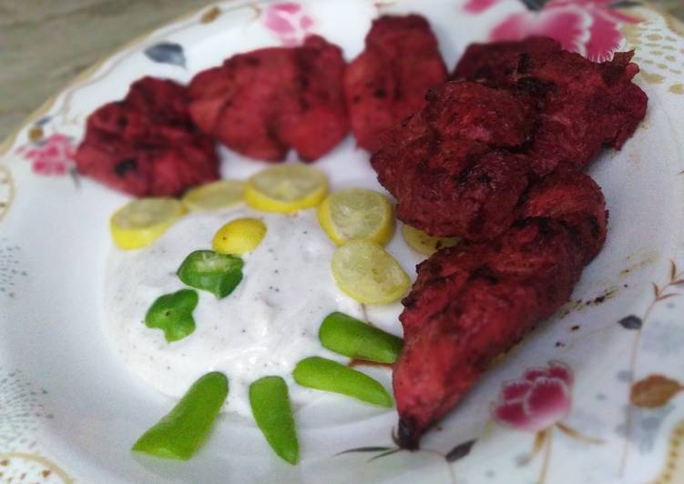Recipe of Any-night-of-the-week Red Chickhen Tikka