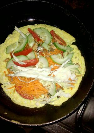 A picture of Egg Shawama.