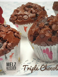 Foto resep Triple Chocolate Muffin