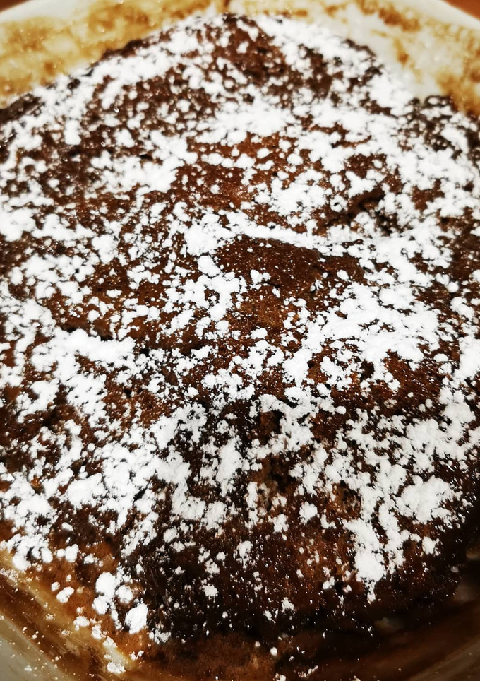Una foto de Brownie al microondas gluten free