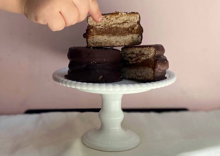 Alfajores de chocolate