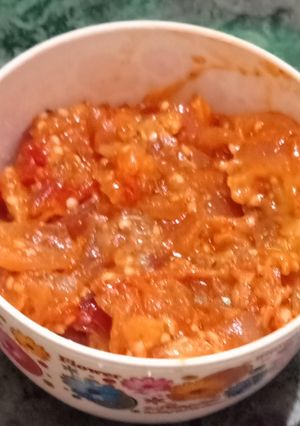 A picture of Brinjal veg.