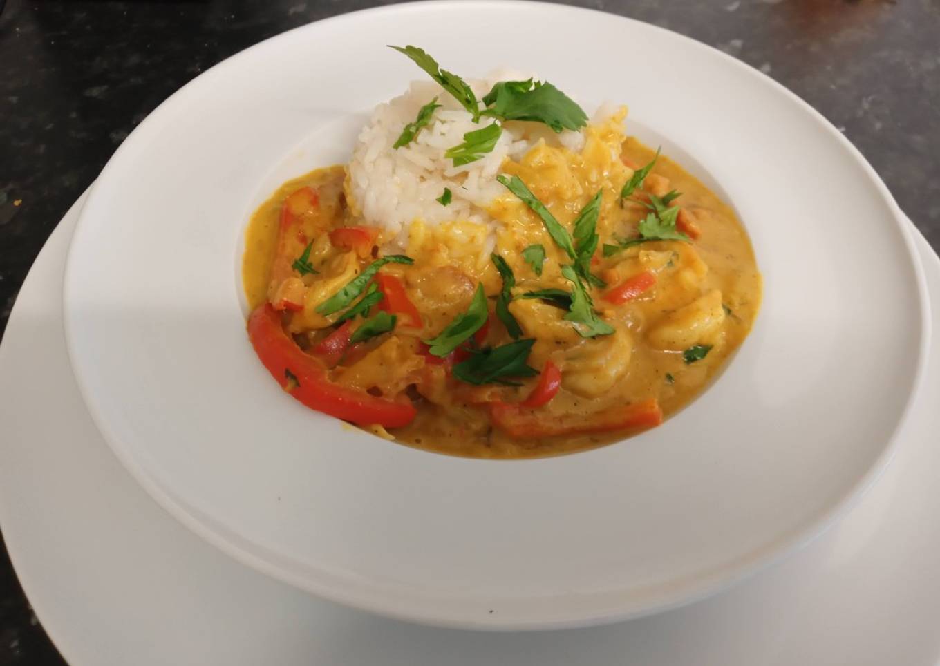 McPhee's Coconut and Bell Pepper King Prawn Curry