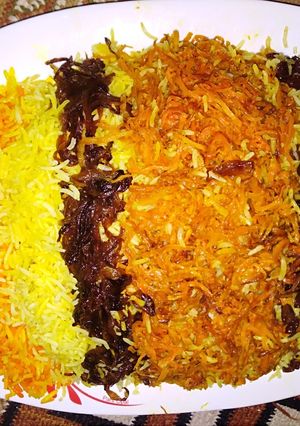 عکسی از دستور پلو افغانی