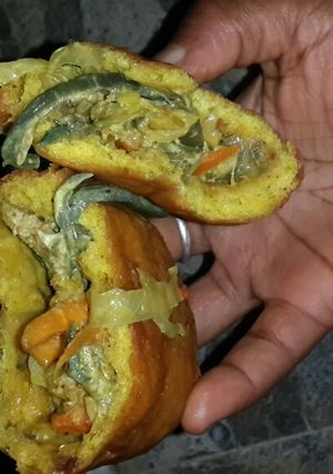 A picture of Veggies pie.
