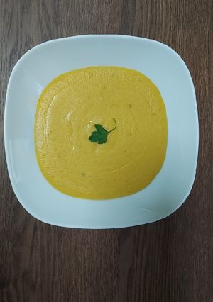 Une photo de Soupe de lentilles Corail Un vrai délice