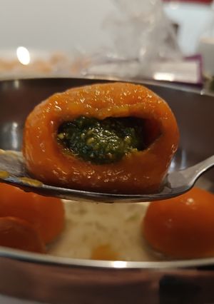 開心果腰果奶油餡地瓜圓丸子 的食譜成品照片