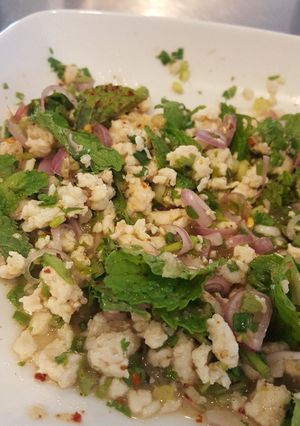 รูปของ ลาบอกไก่(คลีน)