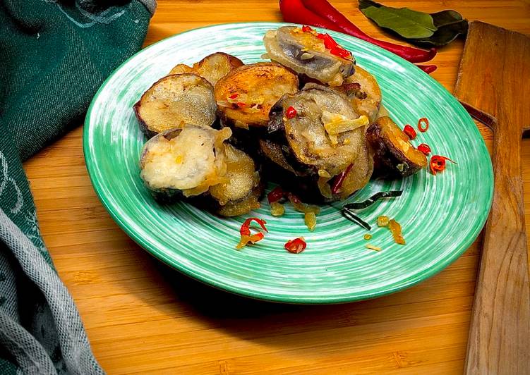 Terong Krispi Cabe Bawang