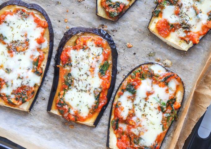 Mini Pizza d'aubergine