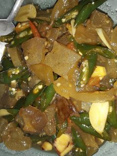 Foto resep Kikil tumis cabe ijo