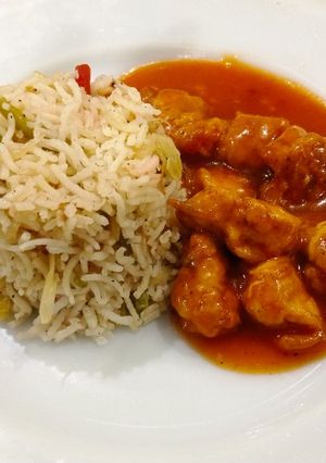 A picture of Chicken manchurian.