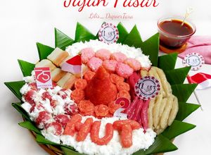 Foto resep Tumpeng Jajan Pasar Merah Putih HUT Clover
