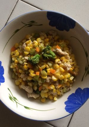 Foto resep MPAsi 4 Bintang Jagung Ayam Brokoli, 7m+