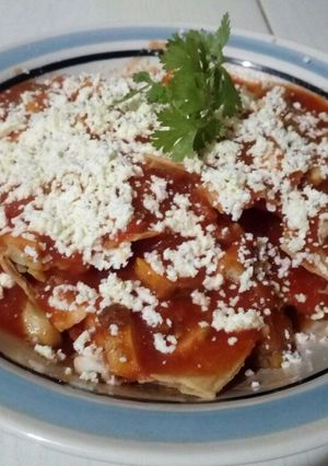 Una foto de Chilaquiles