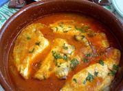 Una foto de filete rodaballo