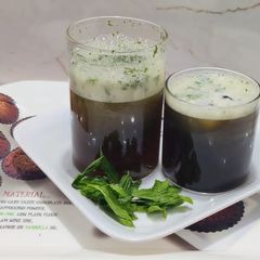 A picture of Jaggery sharbat.