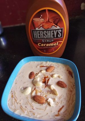 A picture of Caramel sewai payasam.